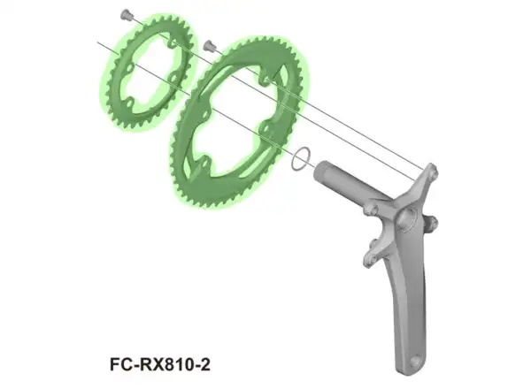 Shimano GRX FC-RX810-2 Chainring 31 Teeth