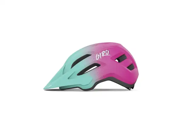 Giro Fixture II Youth children's helmet Mat Teal Fade
