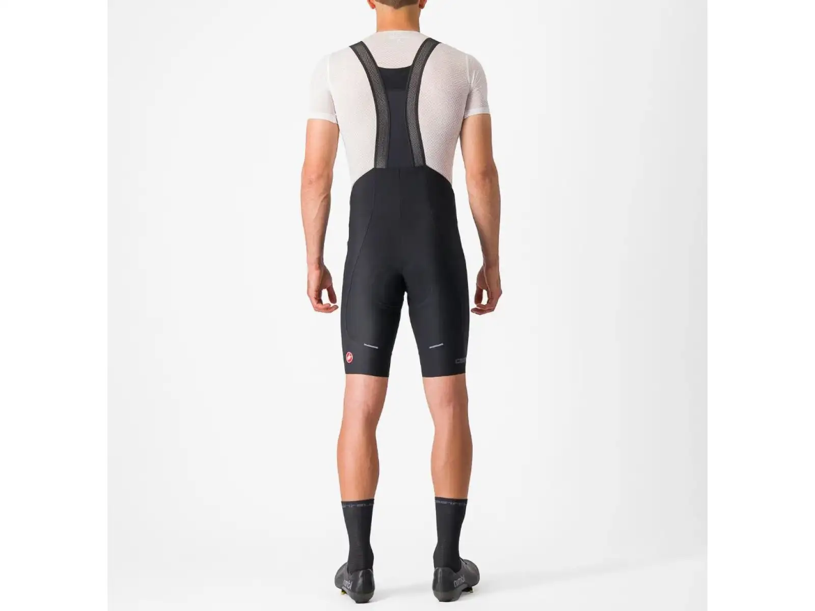 Castelli Espresso 3 men's shorts with chamois and braces Black