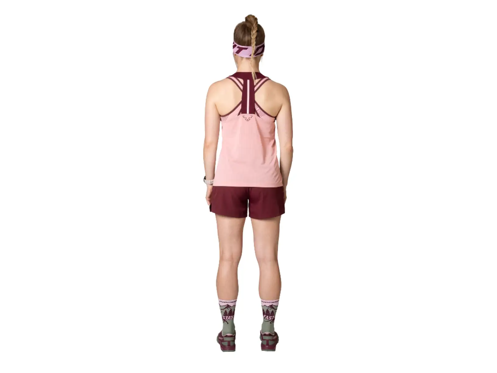 Dynafit Sky women's running tank top Pale Rose