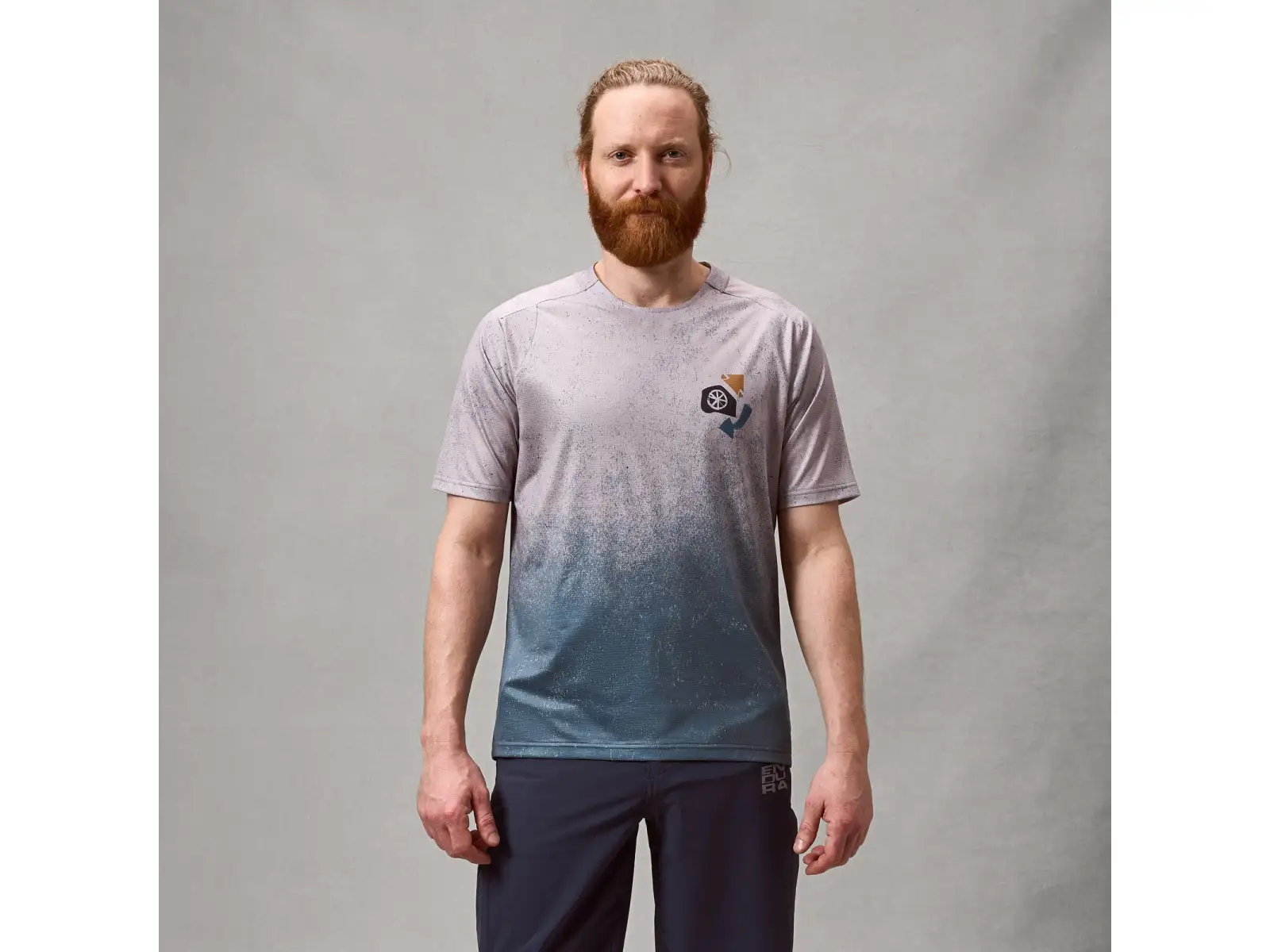Endura SingleTrack men's jersey short sleeve Titanium