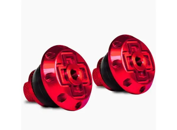 Muc-Off Disco Bar End Plugs red