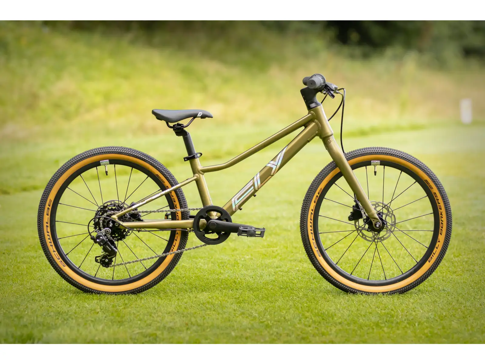 Superior F.L.Y. 20 DB Matte Olive Metallic/Hologram Chrome children's bike