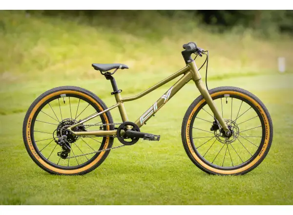 Superior F.L.Y. 20 DB Matte Olive Metallic/Hologram Chrome children's bike