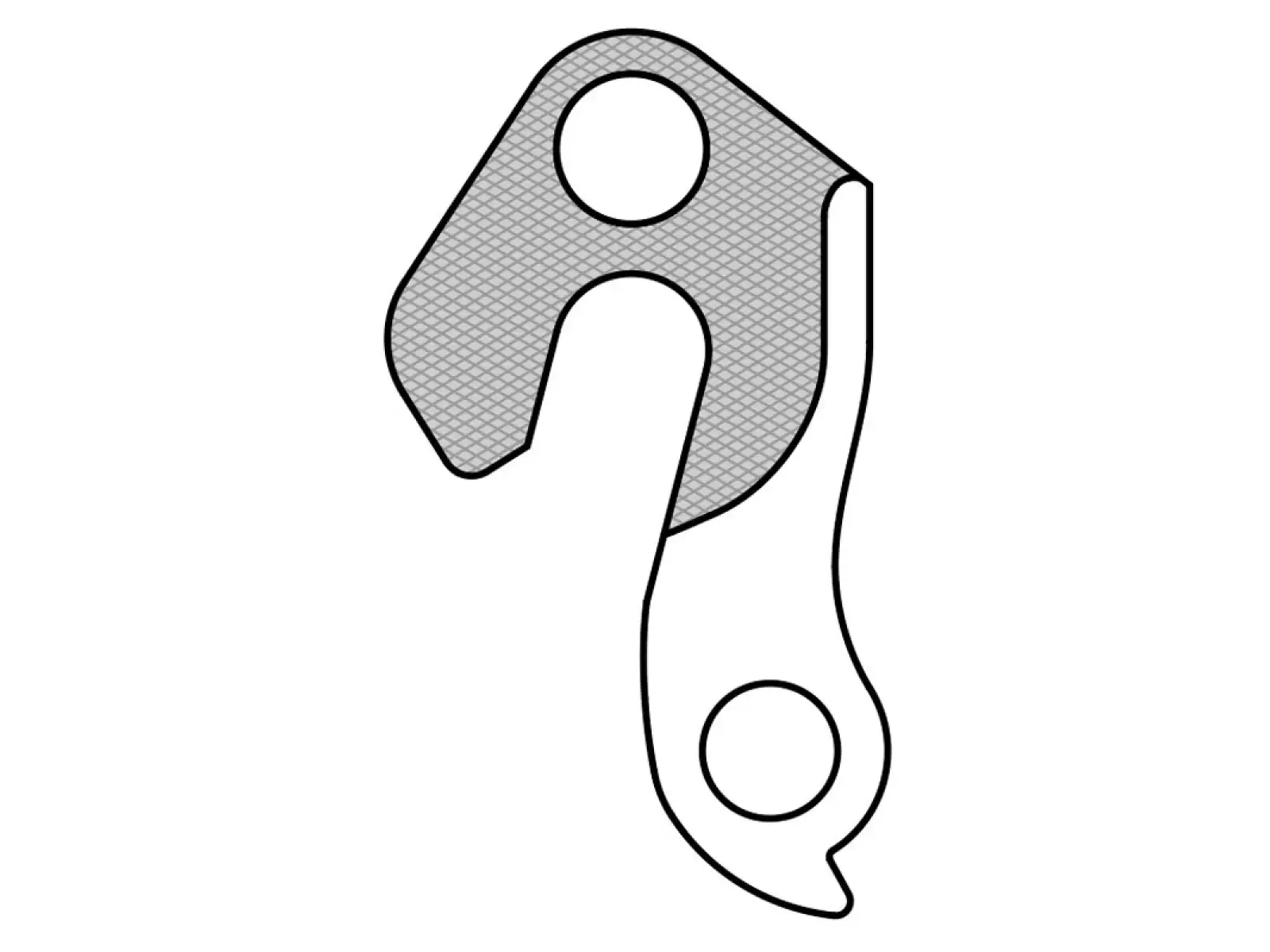 Union GH-258 derailleur hanger Stevens, Corratec