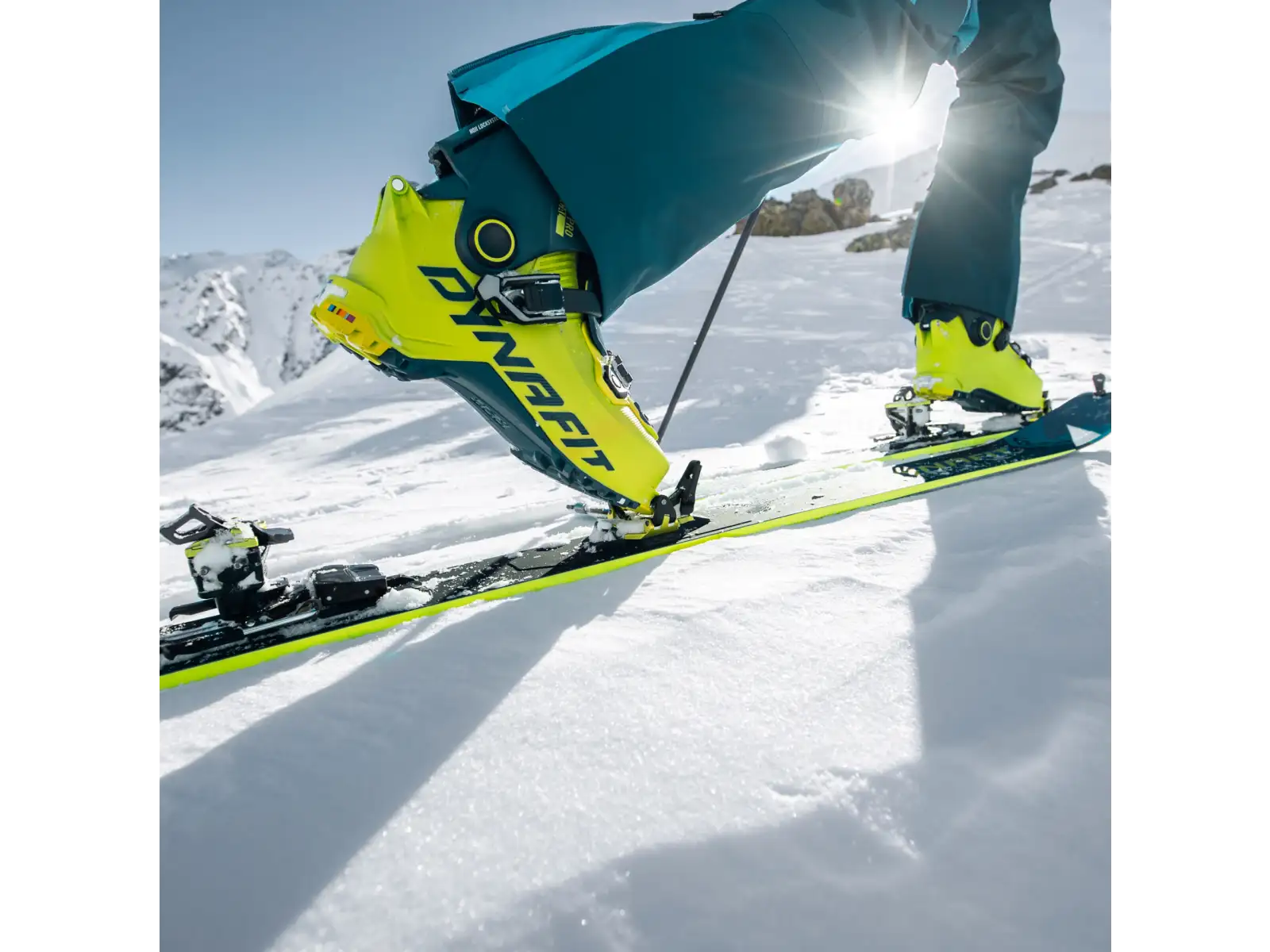 Dynafit Radical Pro men's ski touring boots Petrol/Lime Punch