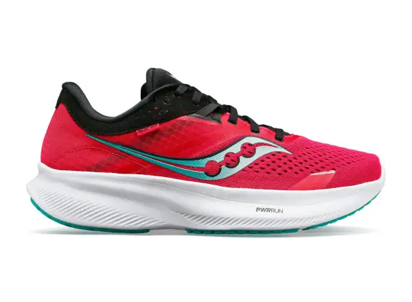 Saucony Ride 16 women's running shoes rose/black