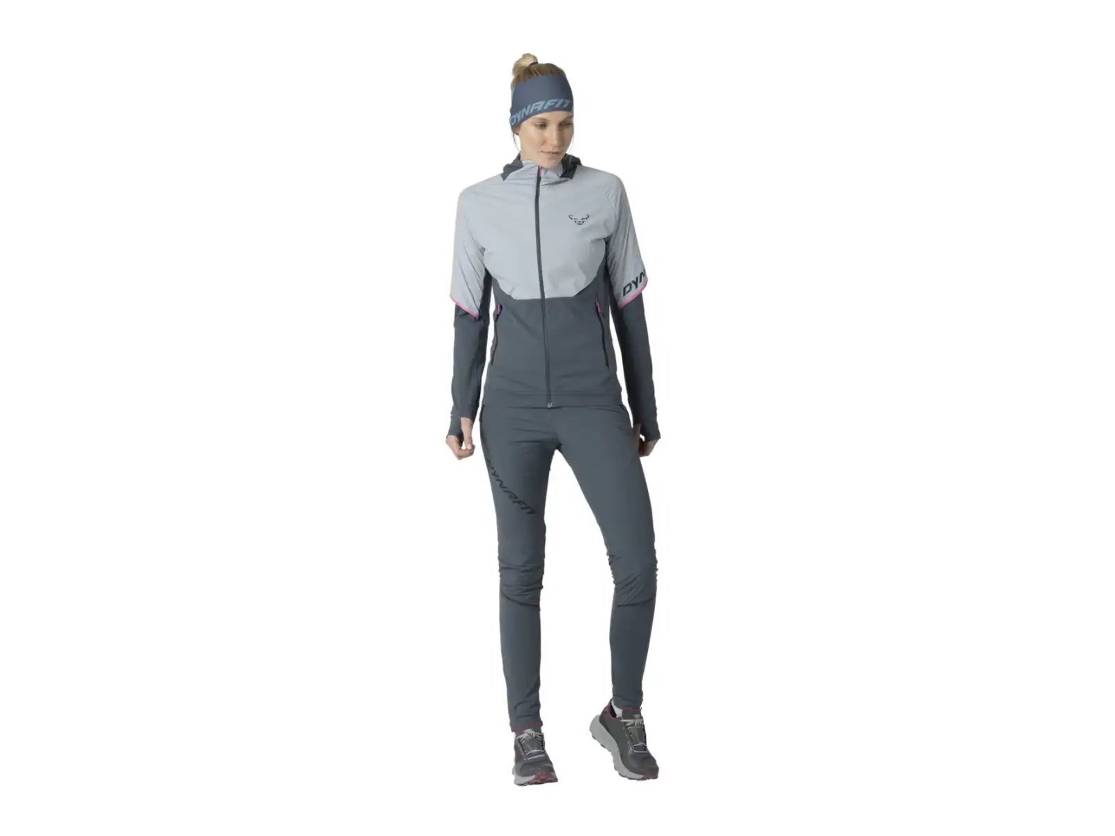 Dynafit Alpine Hybrid women's running jacket Cloud Blue