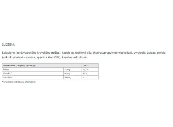 Sponser Lactoferrin iron supplement