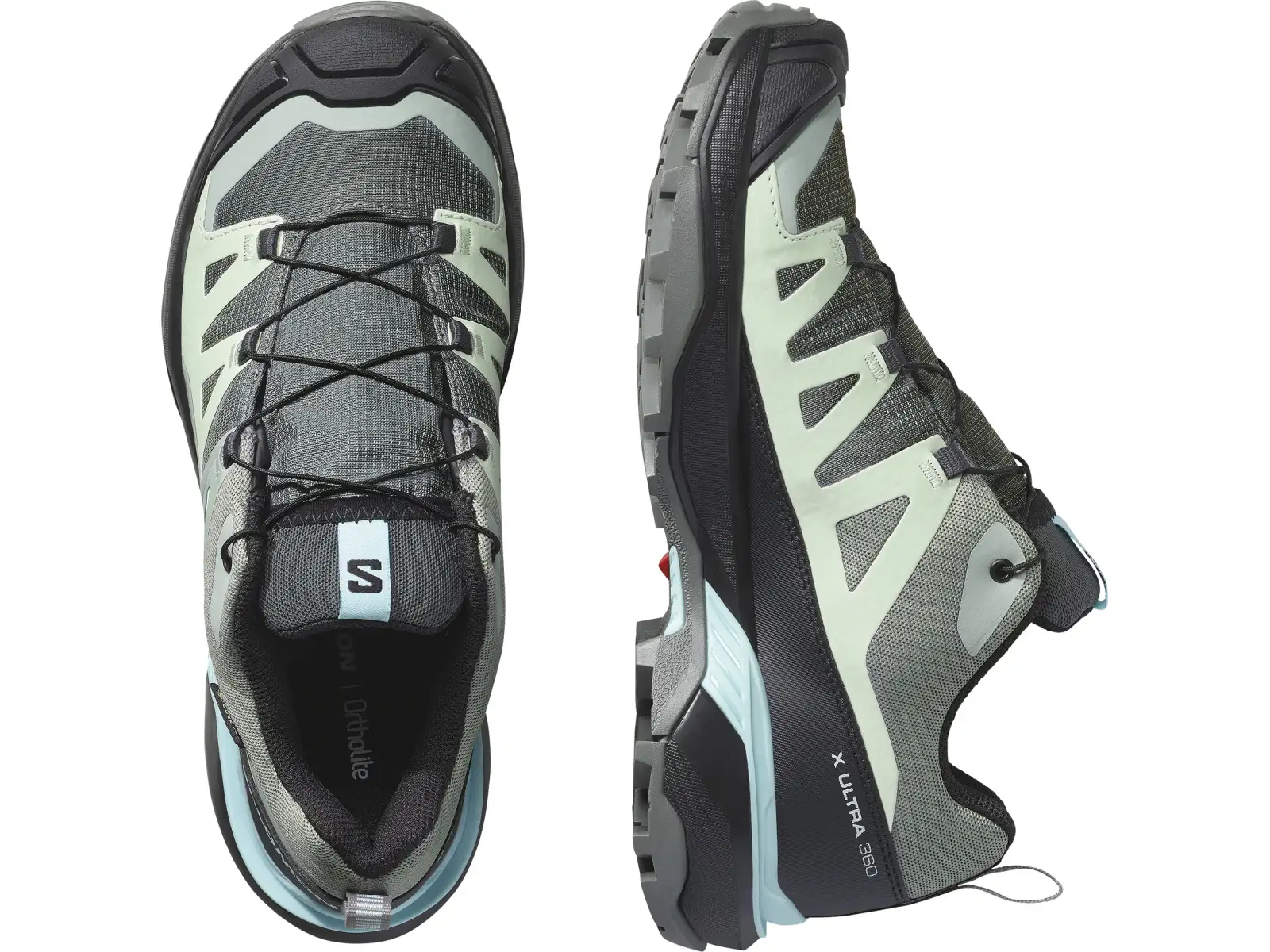 Salomon X Ultra 360 GTX women's hiking shoes Sedona Sage/Black/Sea Foam