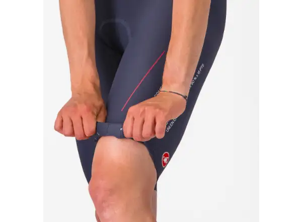 Castelli Espresso R-A/D men's shorts with pad and braces Twilight Blue
