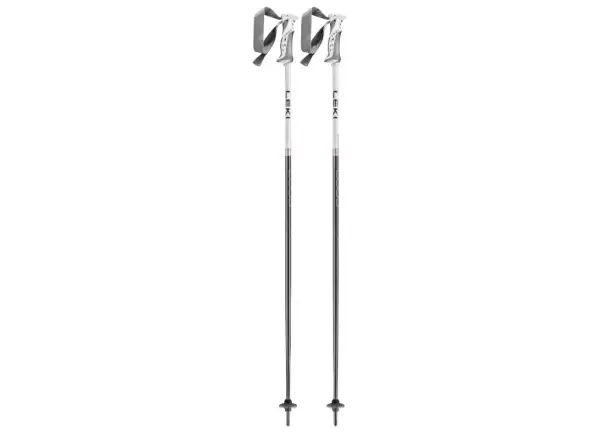 Leki Bliss alpine poles Gunmetal/White/Rosegold