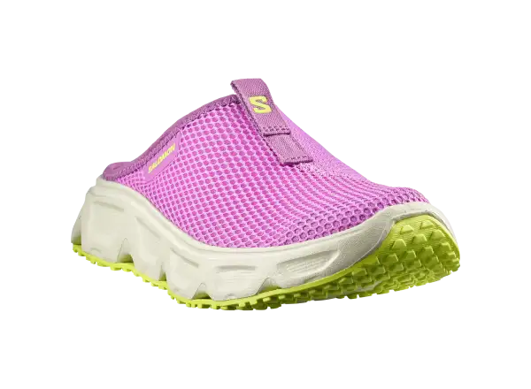 Salomon Reelax Slide 6.0 women's slippers Iris Orchid/Asparsgud Green/Acid Lime