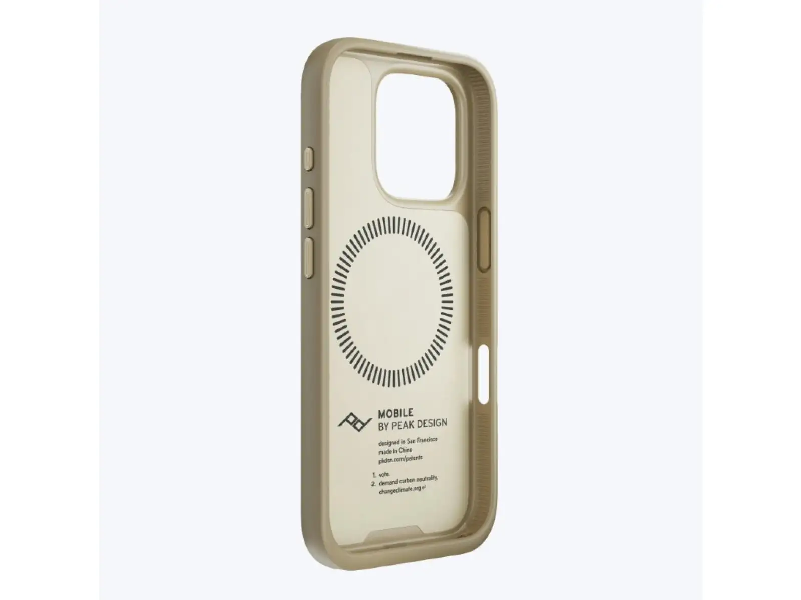 Peak Design Mobile Everyday Clarino Case iPhone 16 Pro phone case Bone
