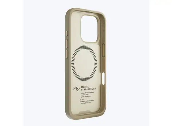 Peak Design Mobile Everyday Clarino Case iPhone 16 Pro phone case Bone