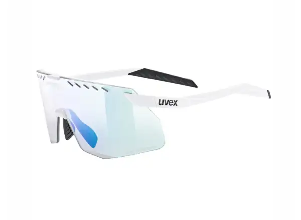 Uvex Pace Stage Variomatic Small glasses White Matt/Mirror Green