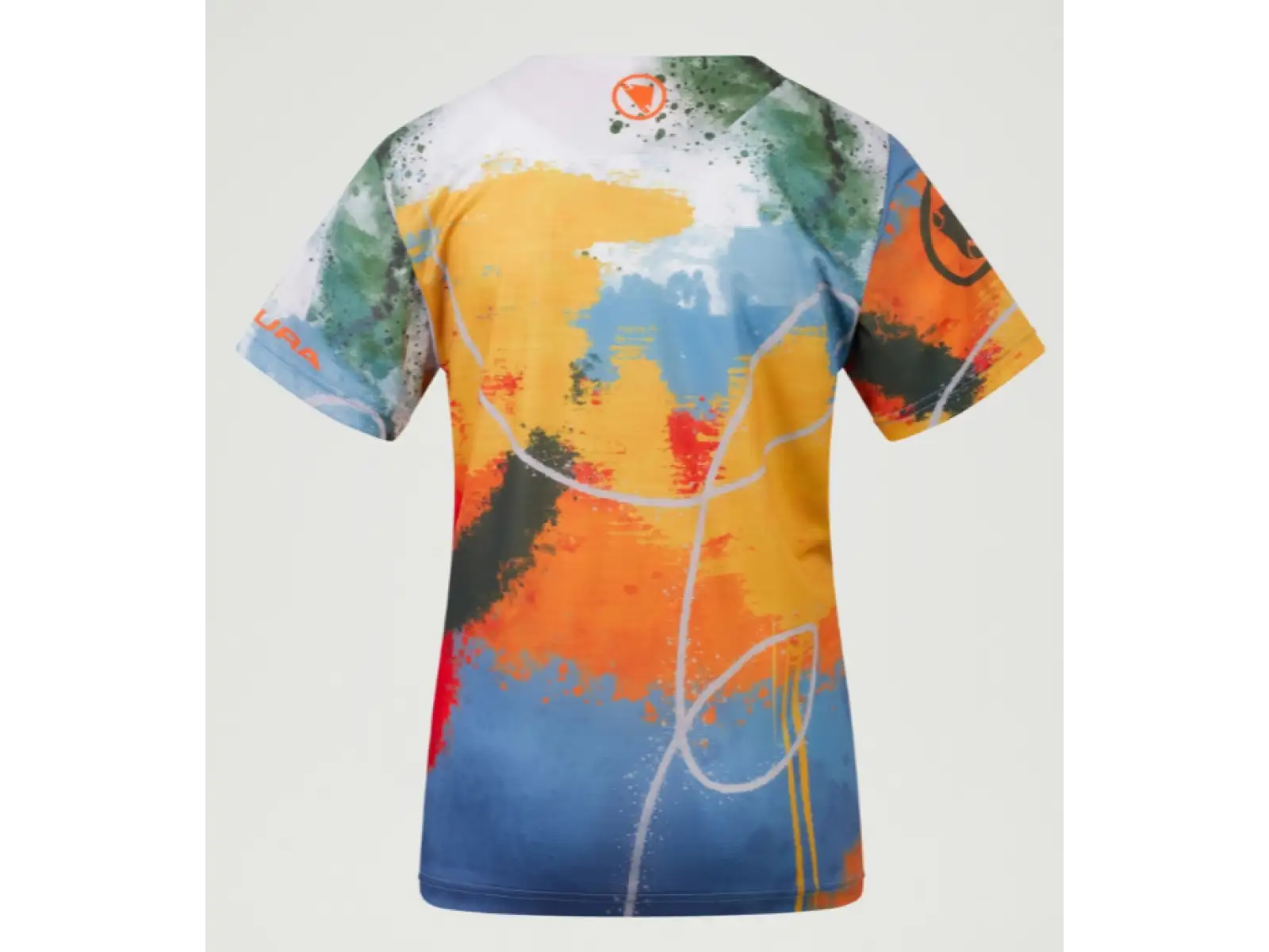 Endura SingleTrack Core kids' jersey short sleeve Yellow Mustard