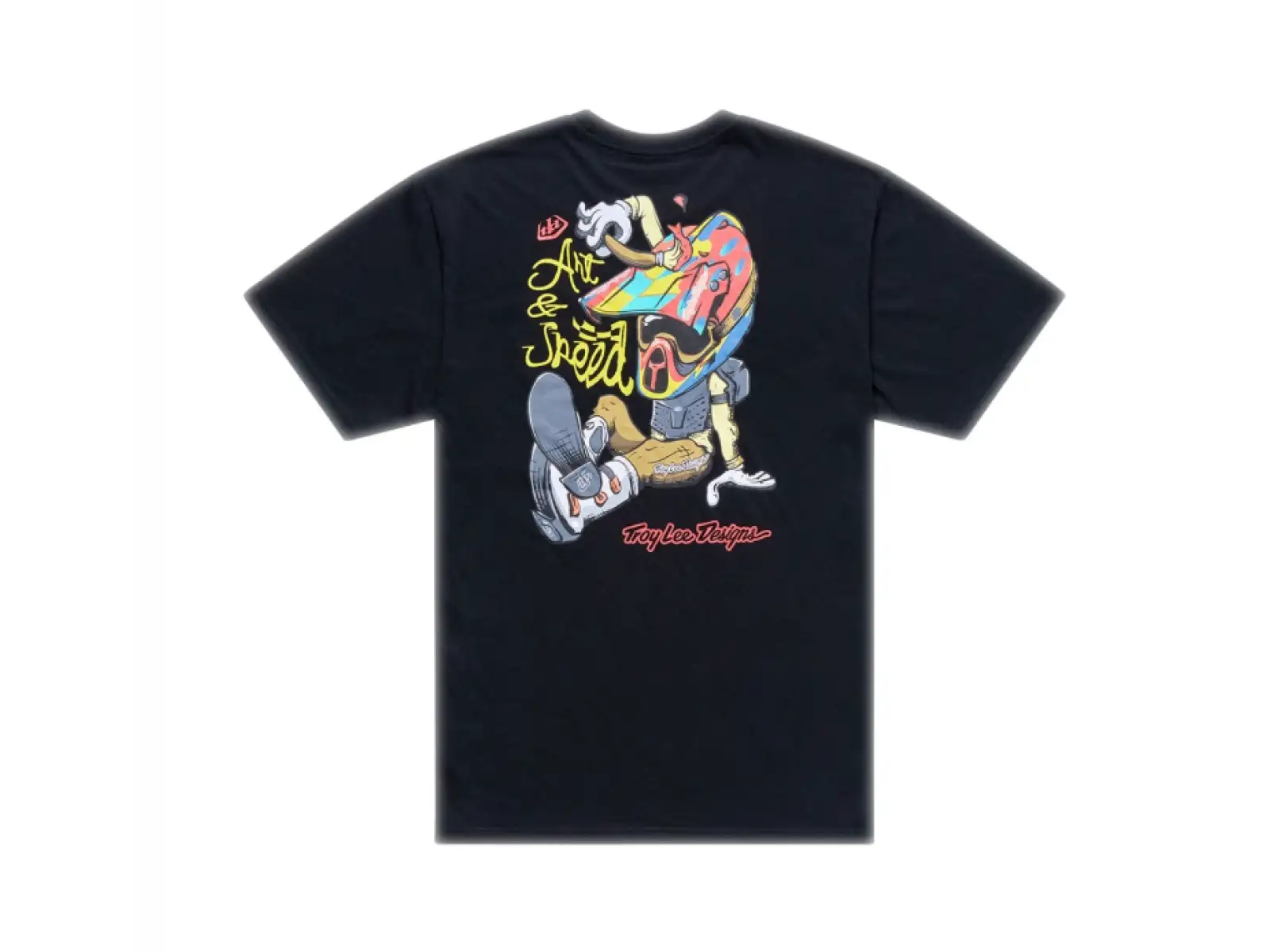 Troy Lee Designs Heritage men's short sleeve T-shirt Black