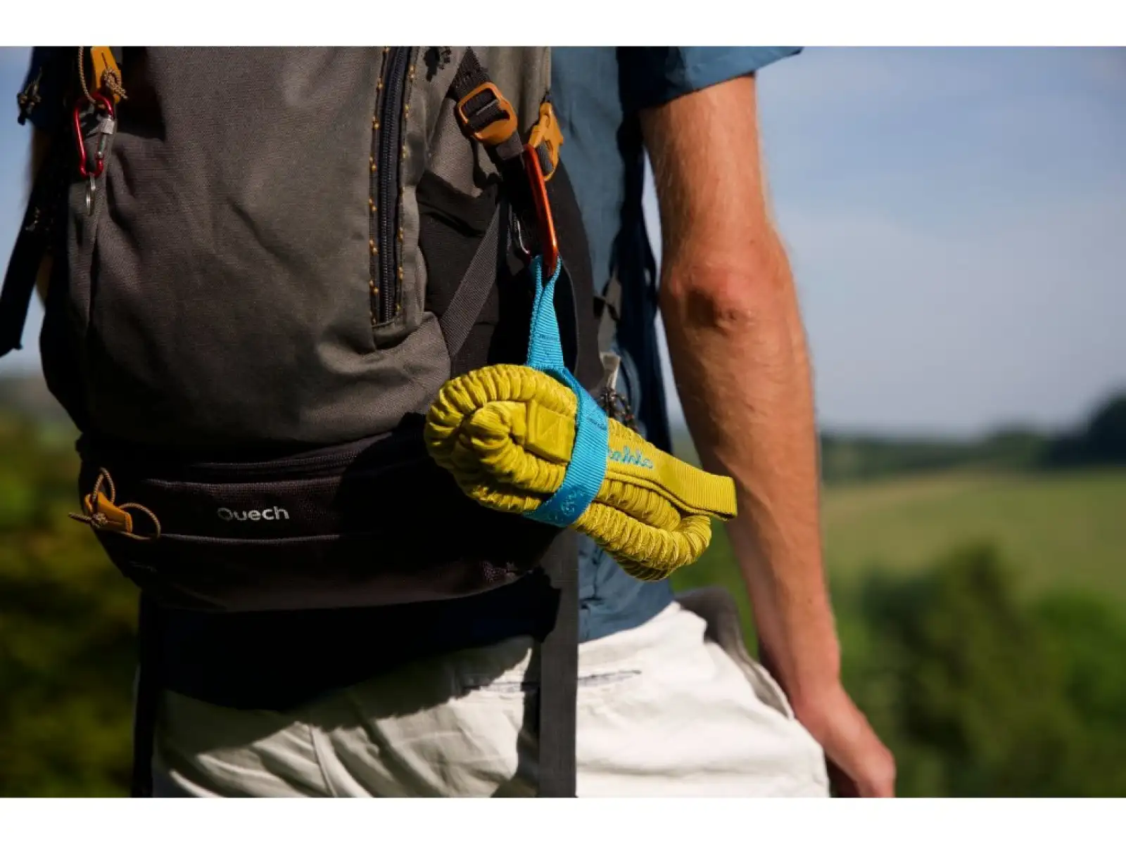Tahlo Premium strap with carabiner yellow