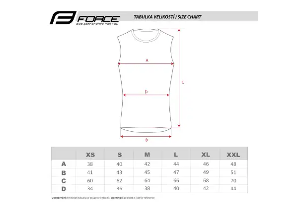 Force Cross women's sleeveless jersey grey/black