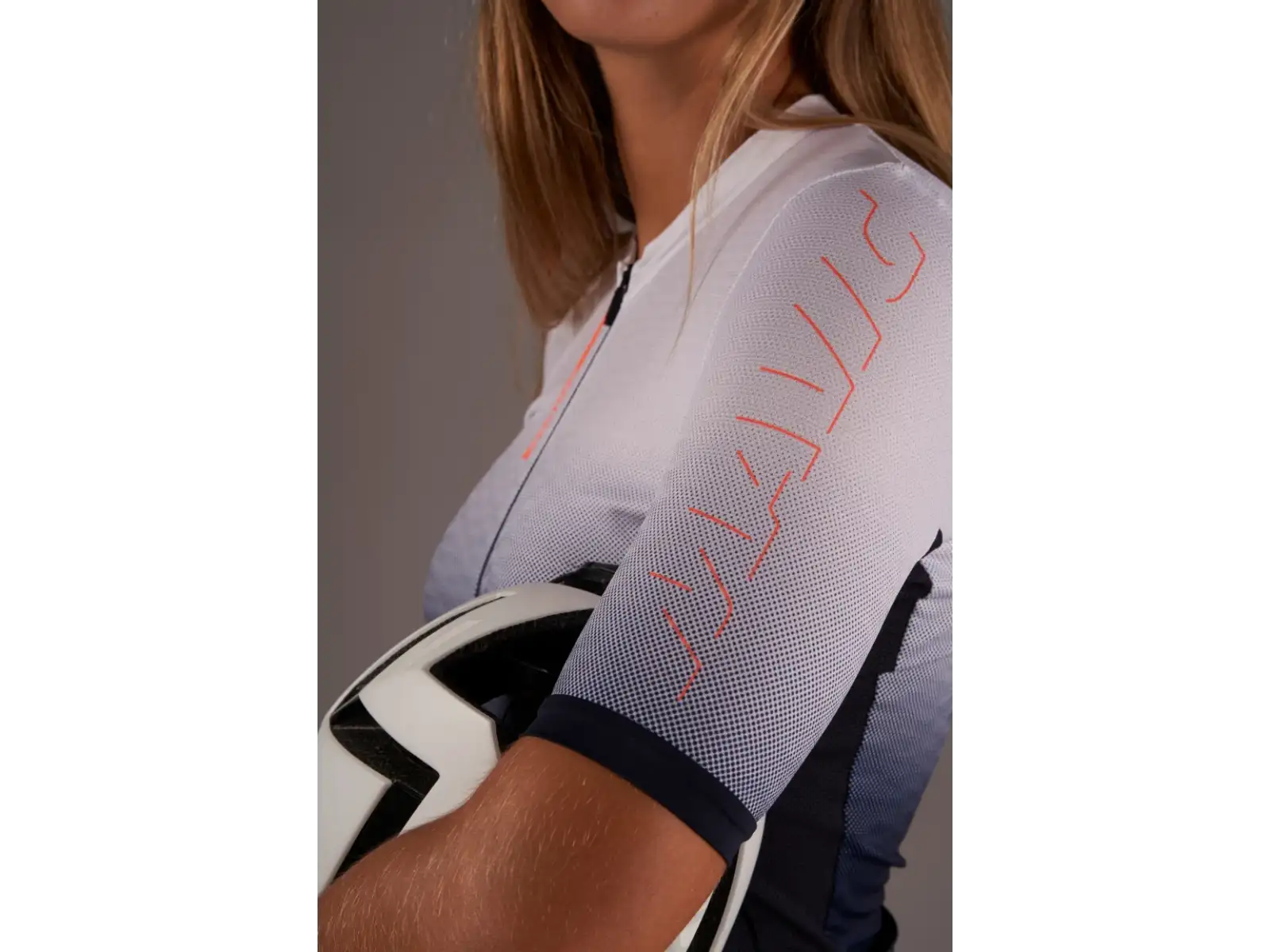 Mavic Essential Graphic women's jersey short sleeve Deep Blue/White