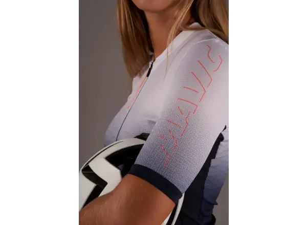 Mavic Essential Graphic women's jersey short sleeve Deep Blue/White
