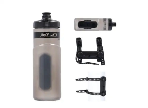 XLC WB-K07 bottle 600 ml clear/gray + Uni base
