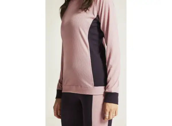 Craft Core Dry Baselayer women's set long sleeve shirt+pants pink
