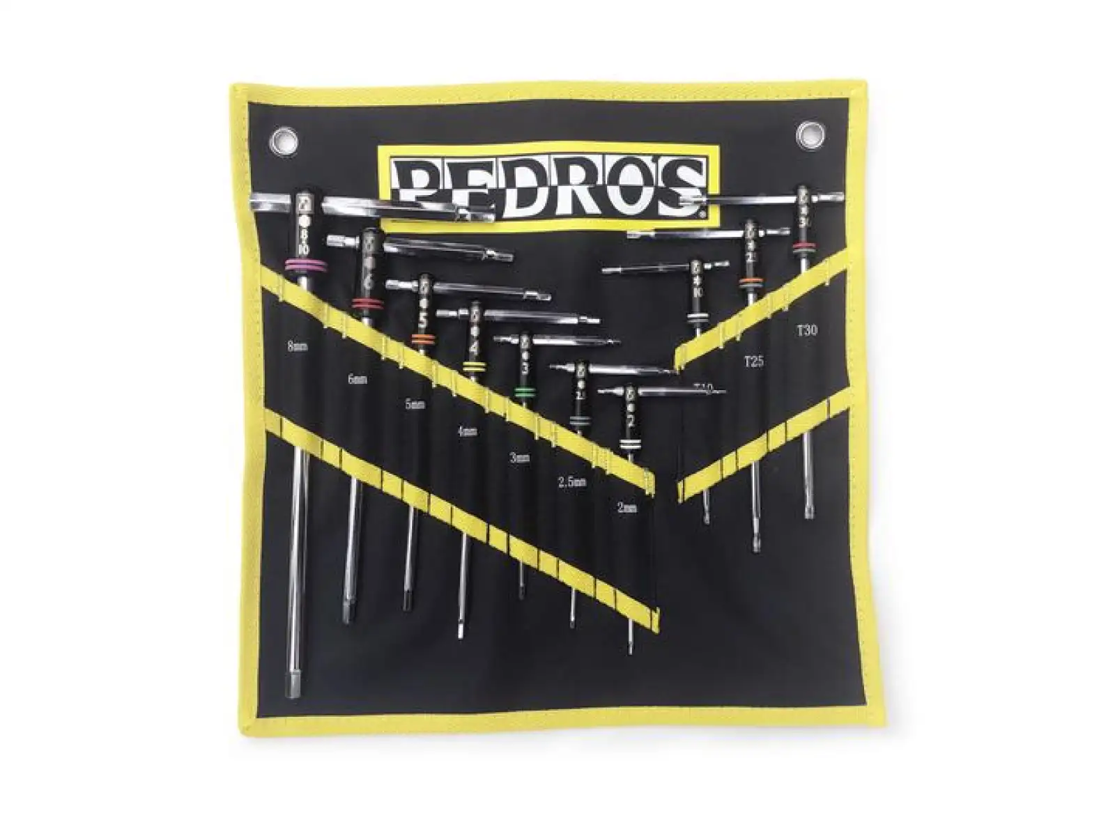 Pedros Master T-handle Set II set of hex and Torx keys 10 pcs including bag