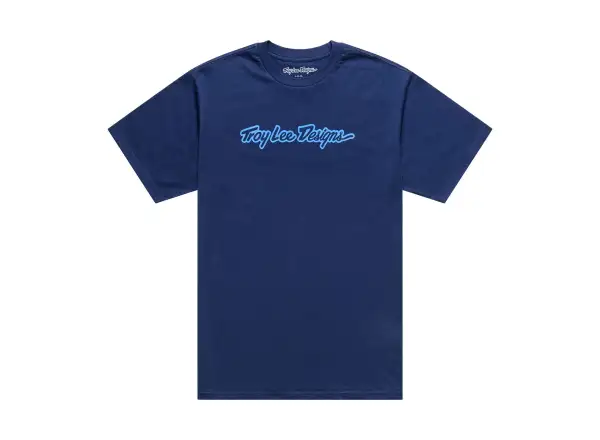 Troy Lee Designs men's T-shirt Navy/Aero Blue