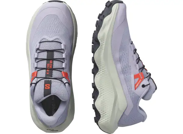 Salomon Ultra Glide 3 women's running shoes Cosmic Sky/Icicle/Neon Flame