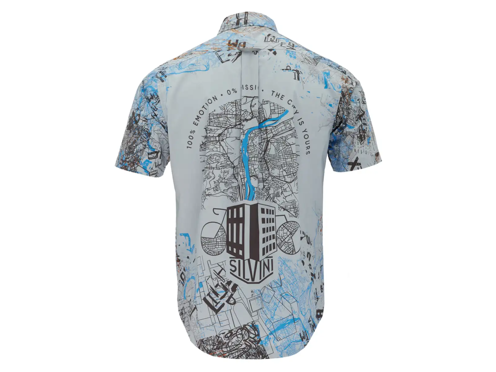 Silvini Montoro men's urban shirt Grey/Charcoal