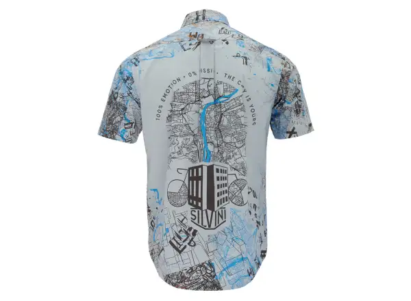 Silvini Montoro men's urban shirt Grey/Charcoal