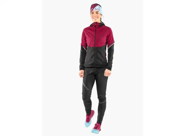 Dynafit Alpine Hybrid women's running pants Black Out/Magnet