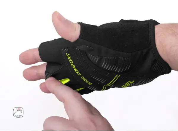 Etape Speed 2.0 gloves black/yellow fluo