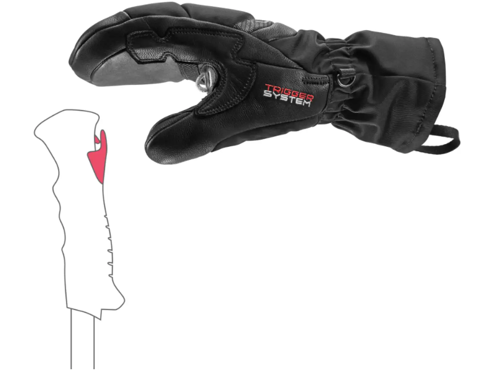 Leki Griffin Base 3D Women Mitt Black