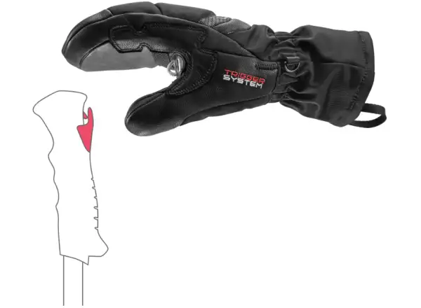 Leki Griffin Base 3D Women Mitt Black