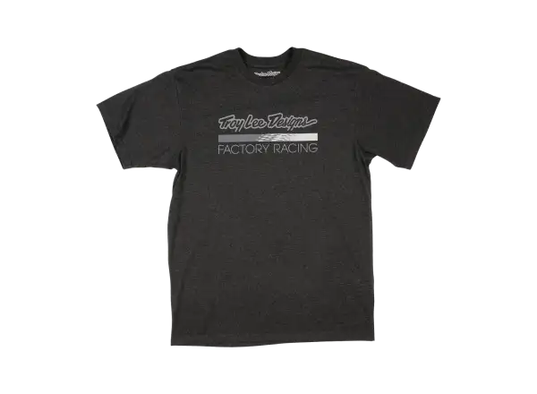 Troy Lee Designs Factory Racing men's T-shirt short sleeve Black heather/Gray