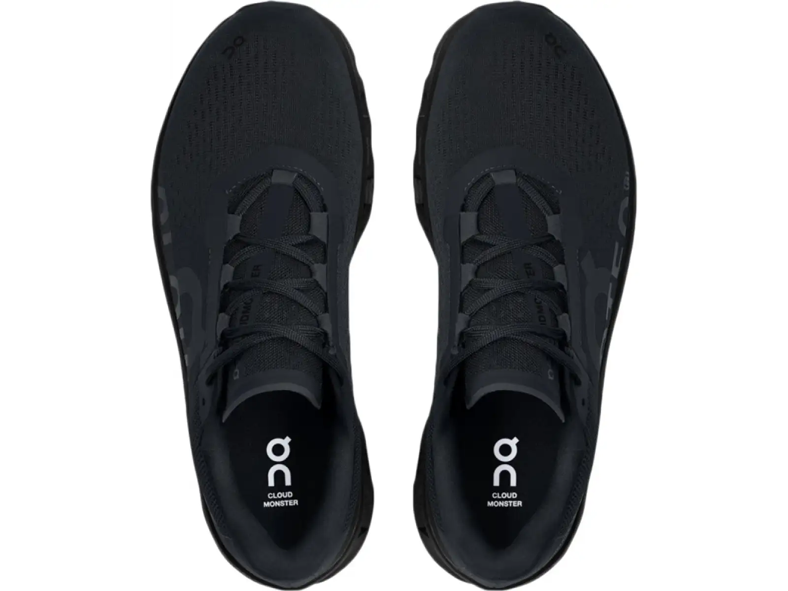 On Cloudmonster Running Shoes Men All Black