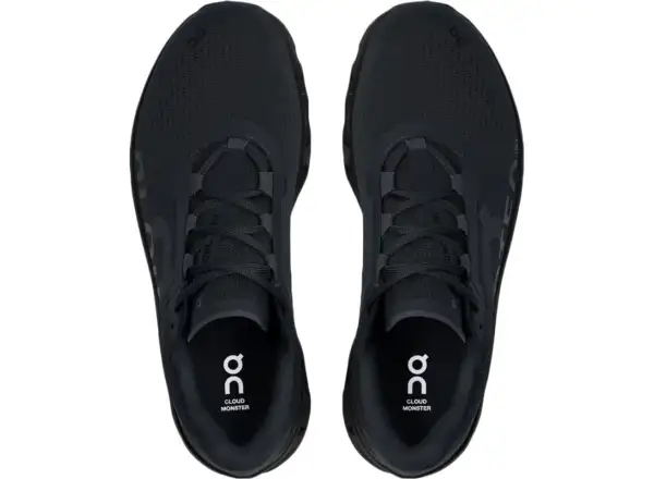 On Cloudmonster Running Shoes Men All Black