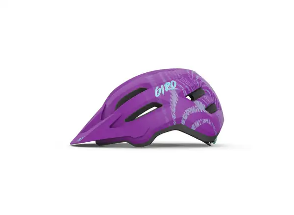Giro Fixture II Youth helmet Mat Purple Ripple