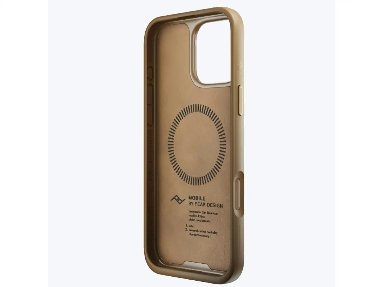 Peak Design Mobile Everyday Clarino Case iPhone 16 Pro Max mobile case Tan
