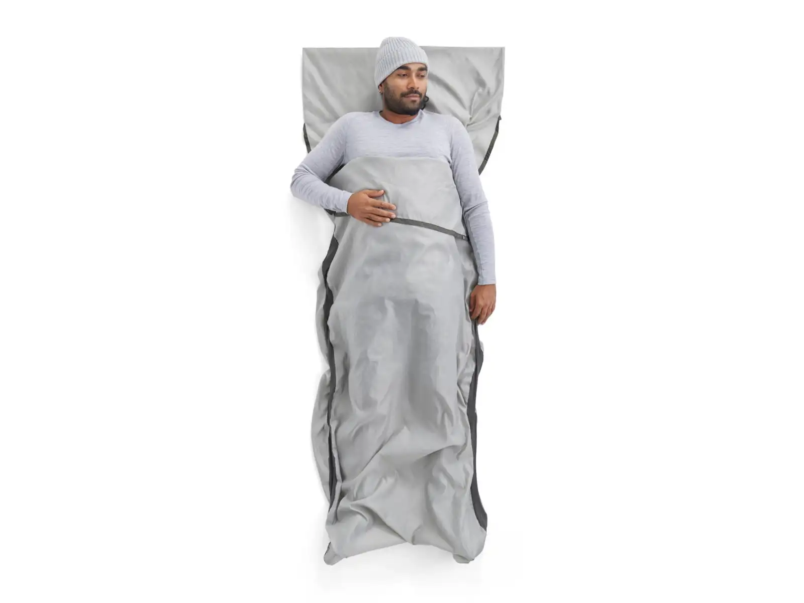 Sea To Summit Silk Blend sleeping bag liner with pillow Standard Moonstruck