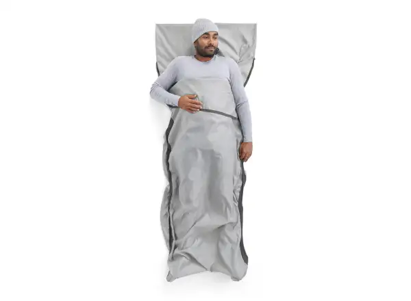 Sea To Summit Silk Blend sleeping bag liner with pillow Standard Moonstruck