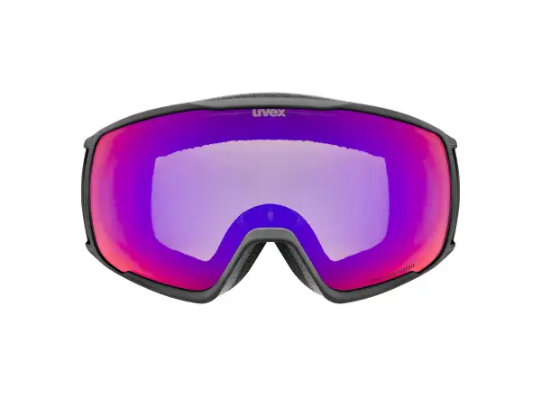 Uvex Vitorious Small CV ski goggles black matt/ruby - green