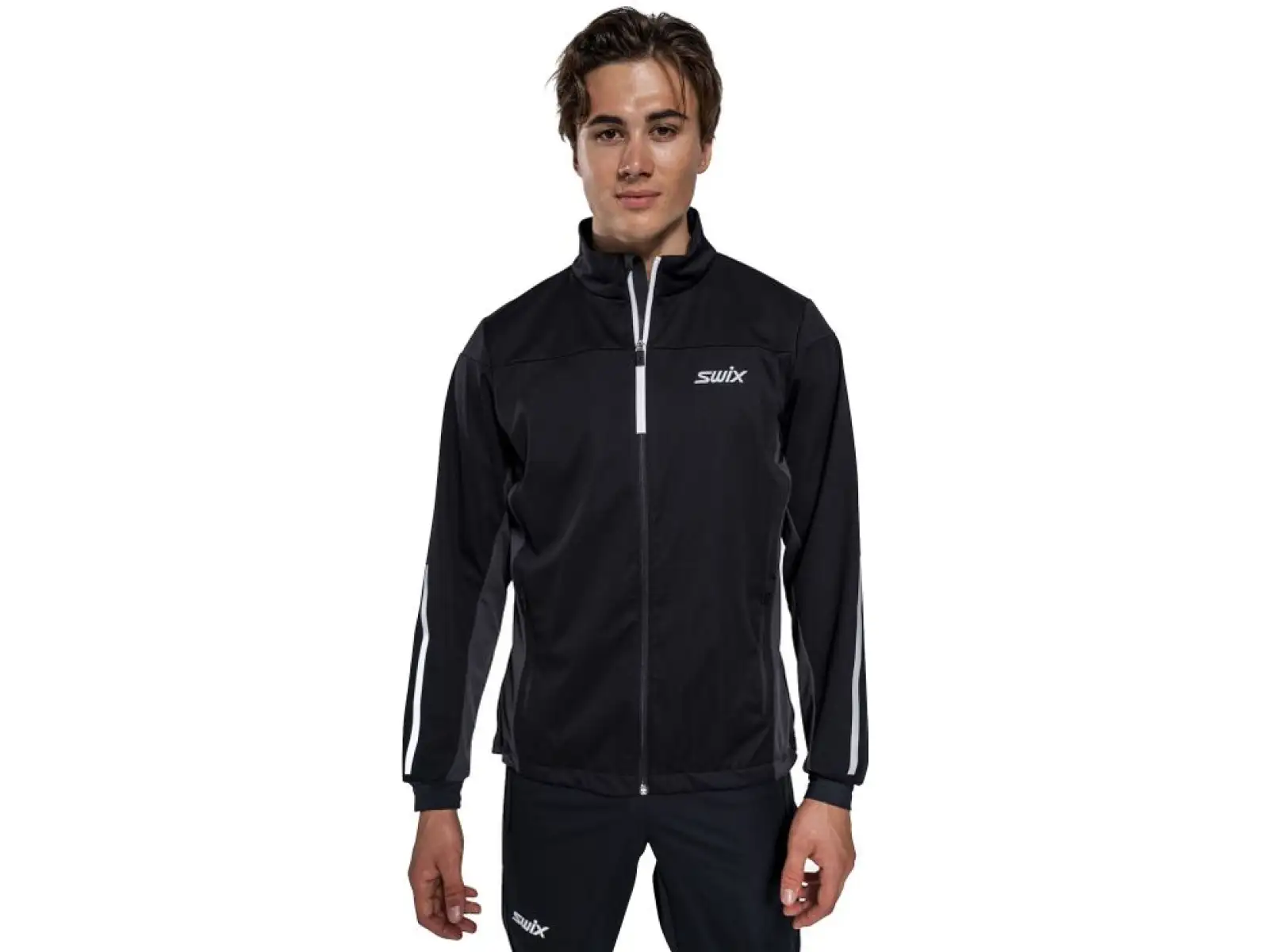 Swix Cross men's cross-country skiing jacket Black/Phantom