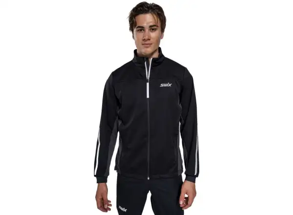 Swix Cross men's cross-country skiing jacket Black/Phantom