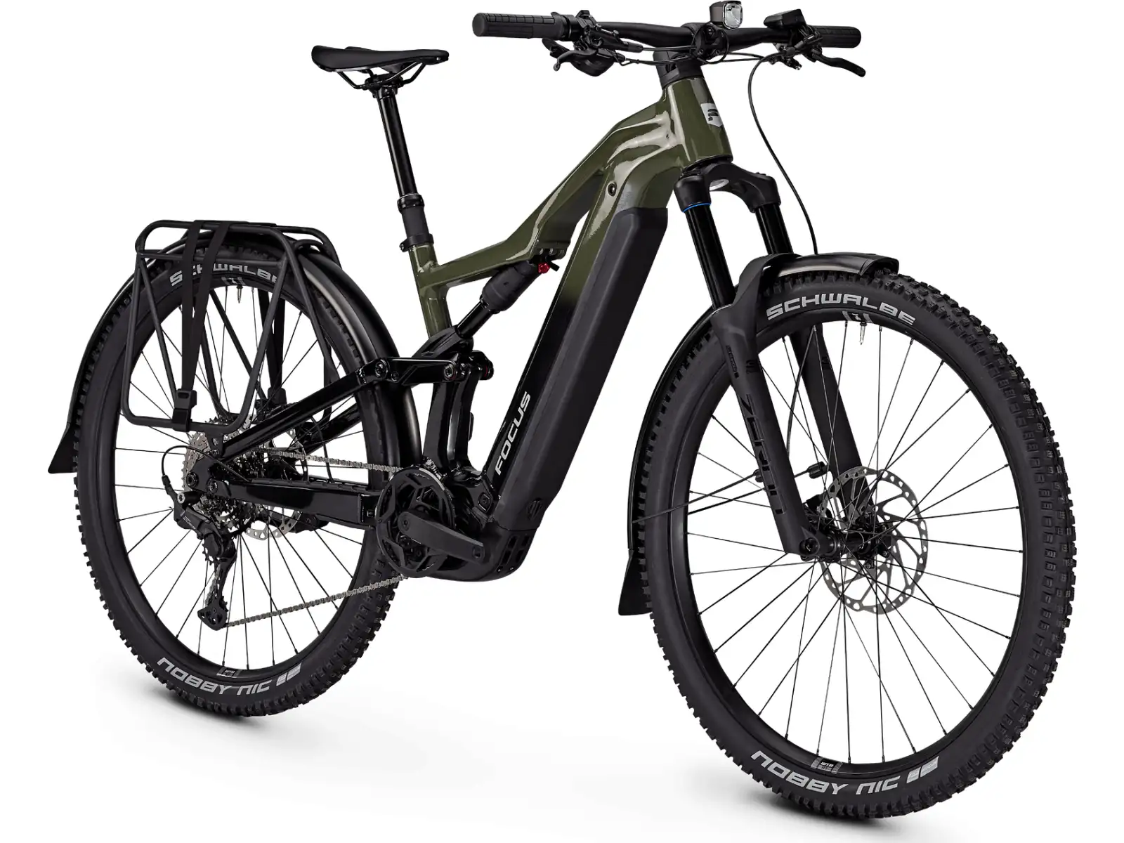Focus Thron2 6.7 EQP mountain e-bike 800 Wh Urbangreen/Magicblack