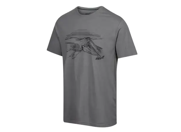 Inov-8 Graphic Tee Helvellyn men's T-shirt short sleeve Grey