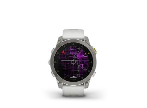 Garmin epix Gen 2 Sapphire Edition smart watch Titanium/White